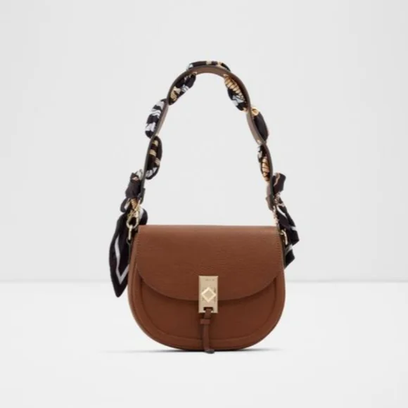 🌚ALDO Chamusca Crossbody Bag in Cognac